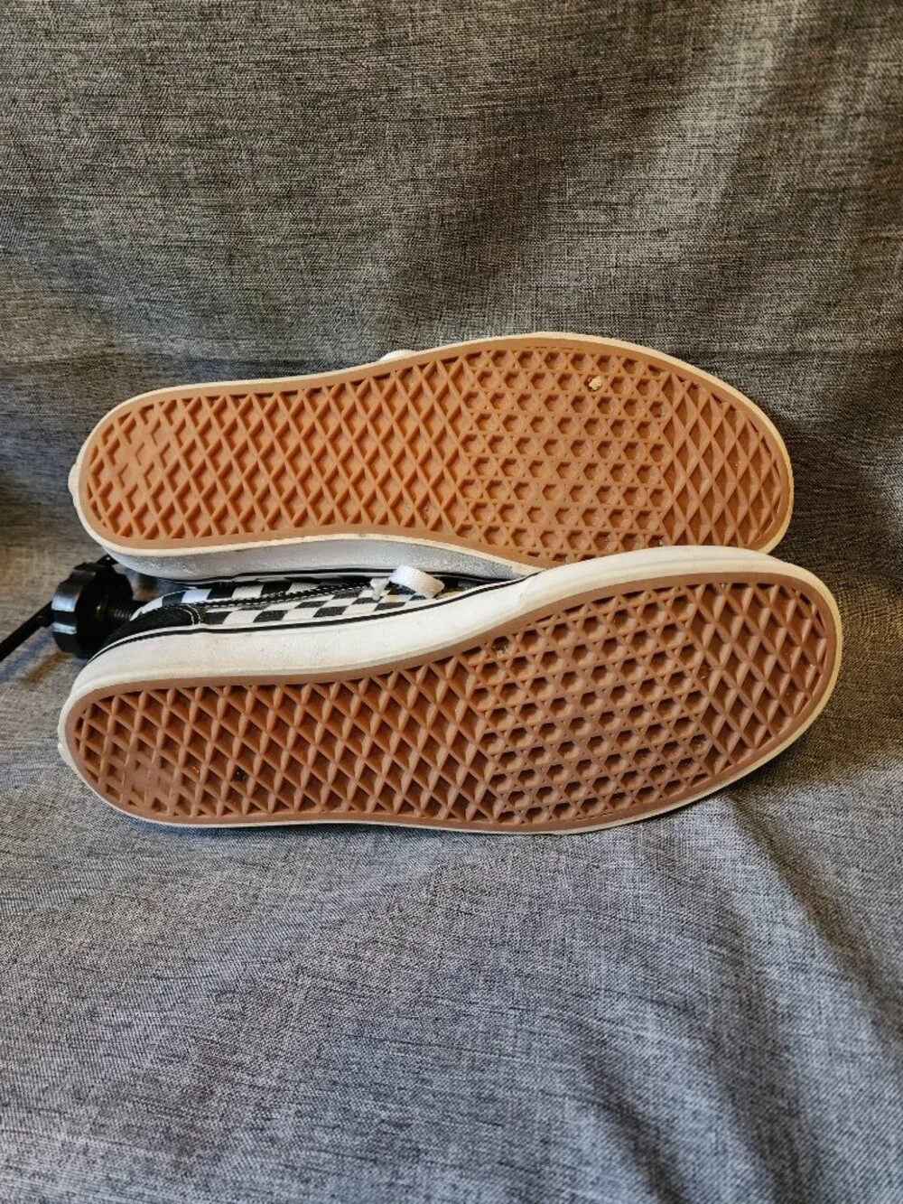 Men's Size 11 Vans Off The Wall Black/White Checkerboard Canvas Lace Up Shoes